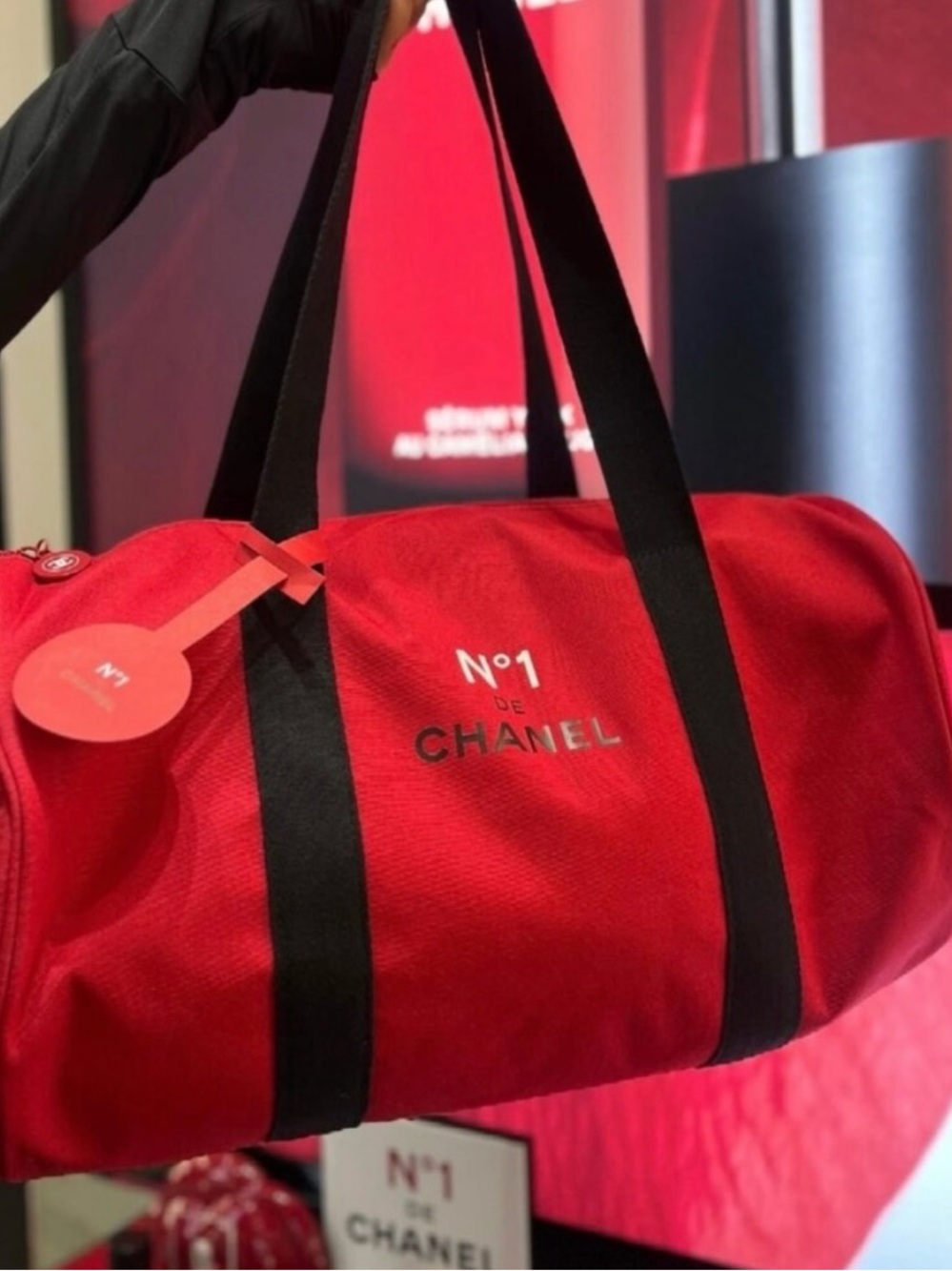 Chanel beauty No •1 gift canvas bag